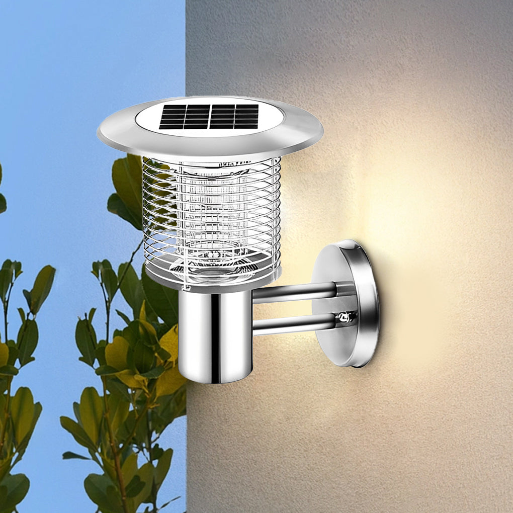 Waterproof USB Solar Bug Zapper Mosquito Killer Lamp Garden Lights