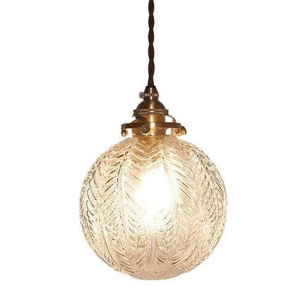 Creative Glass Ball Three Step Dimming LED Modern Pendant Lights