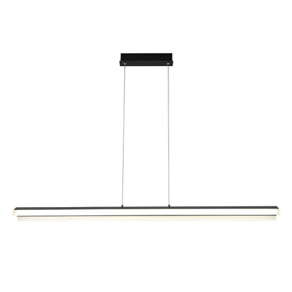 Minimalist Creative Strip LED Neutral Light Metal Modern Chandelier