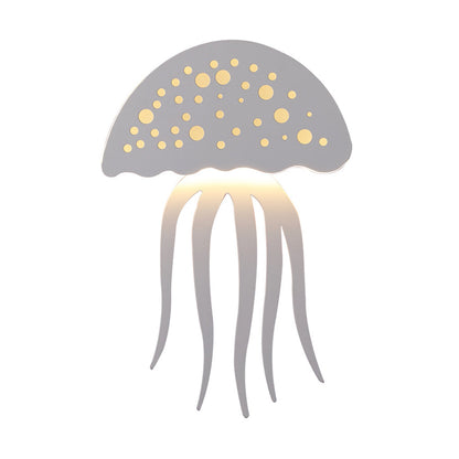 Cartoon Jellyfish Creative LED White Modern Decorative Wall Sconce Lighting