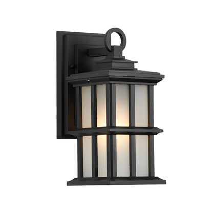 Outdoor Waterproof Aluminum Black European Style Exterior Wall Lights