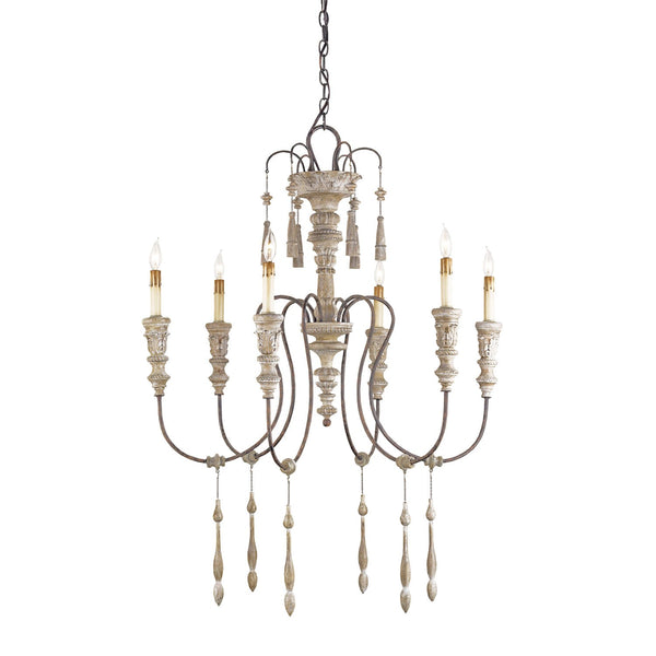 Six-Light Small Chandelier