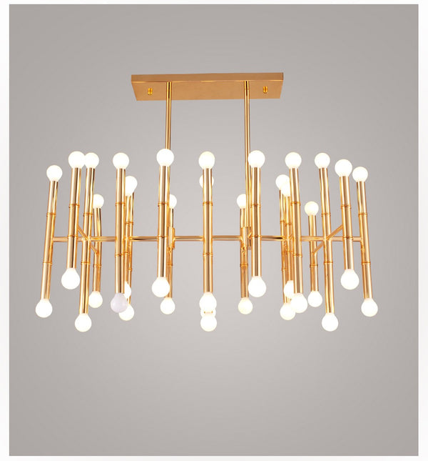 Modeen design simple style beautiful gold 42 lights chandelier