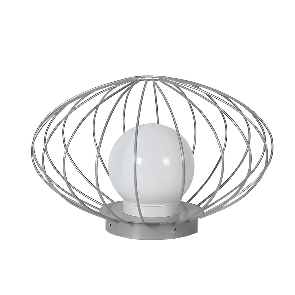 Mushroom Cage Shape LED Waterproof Modern Lawn Lamp Outdoor Lights