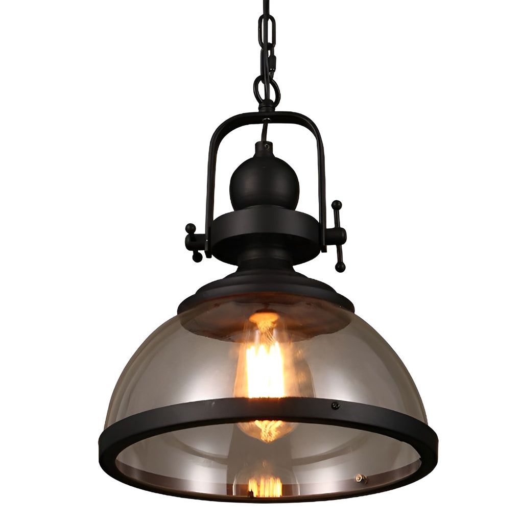 Antique Glass Iron Retro Industrial Pendant Ceiling Lights Dining Room Hanging Island Lamp