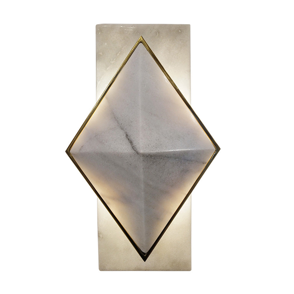 Natural Marble Contemporary Wall Sconce Light