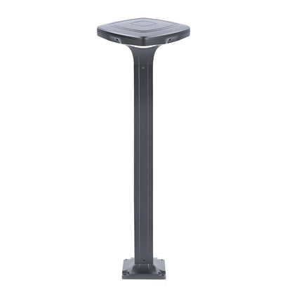 Square Waterproof LED Outdoor Black Modern Path Lights Post Lighting