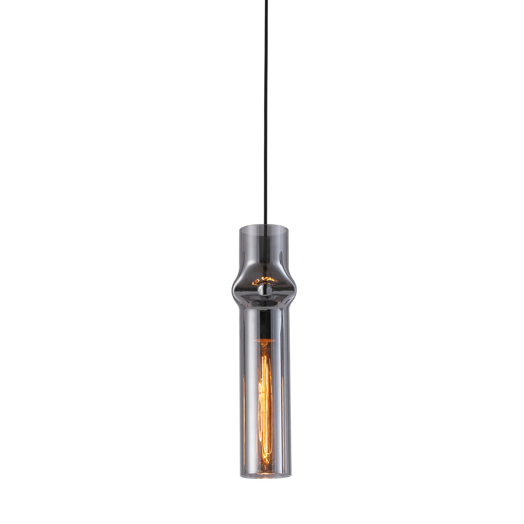 Creative Cylindrical Glass Iron Post-modern Pendant Lights Chandelier