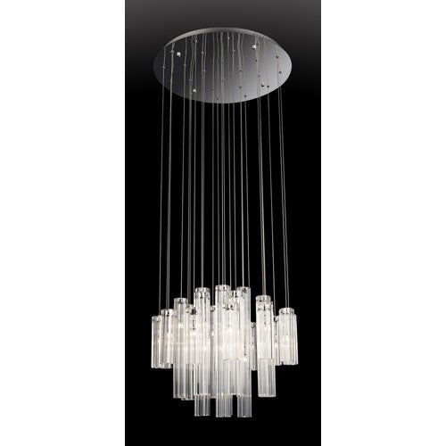 Chrome 24-Light Pendant