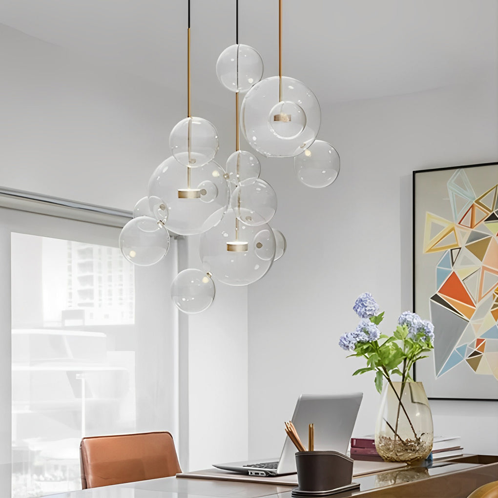 Globe Bubble Glass Pendant Light Modern Pendant Lighting