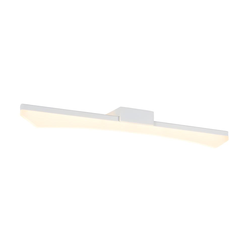 Ultra-Sleek Curved Linear LED Vanity Light for Modern Bathrooms