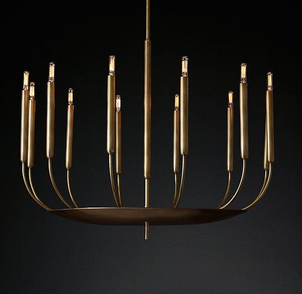 Modern style 12 lights metal chandelier