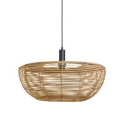 Round Woven Minimalist Wabi-Sabi Modern Hanging Ceiling Lights Wall Lamp