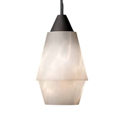 7.87 In. H Alabaster Pendant Light - 1-Light Kitchen Island Lighting