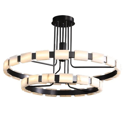 Villa  Marble Mid-Century Modern Chandelier