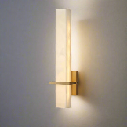 Natural Marble Indoor Sconce