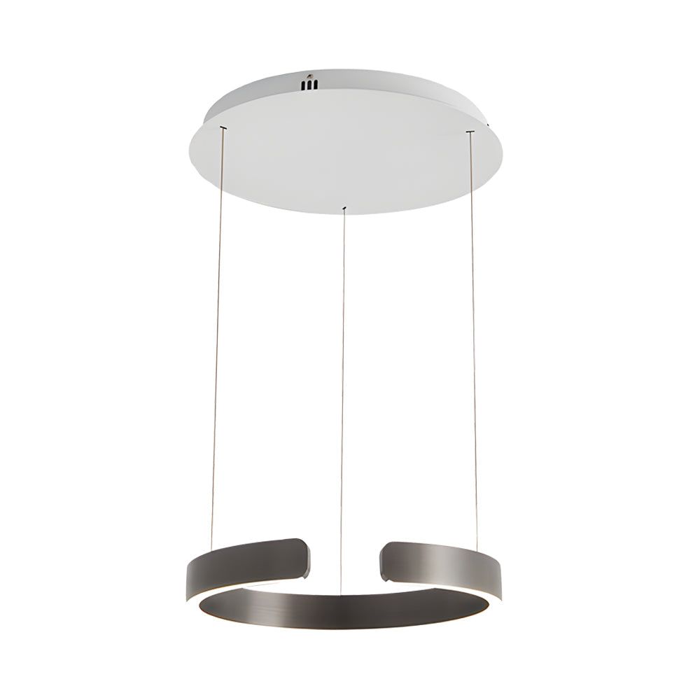 Modern C-shaped Pendant Light with Adjustable Height