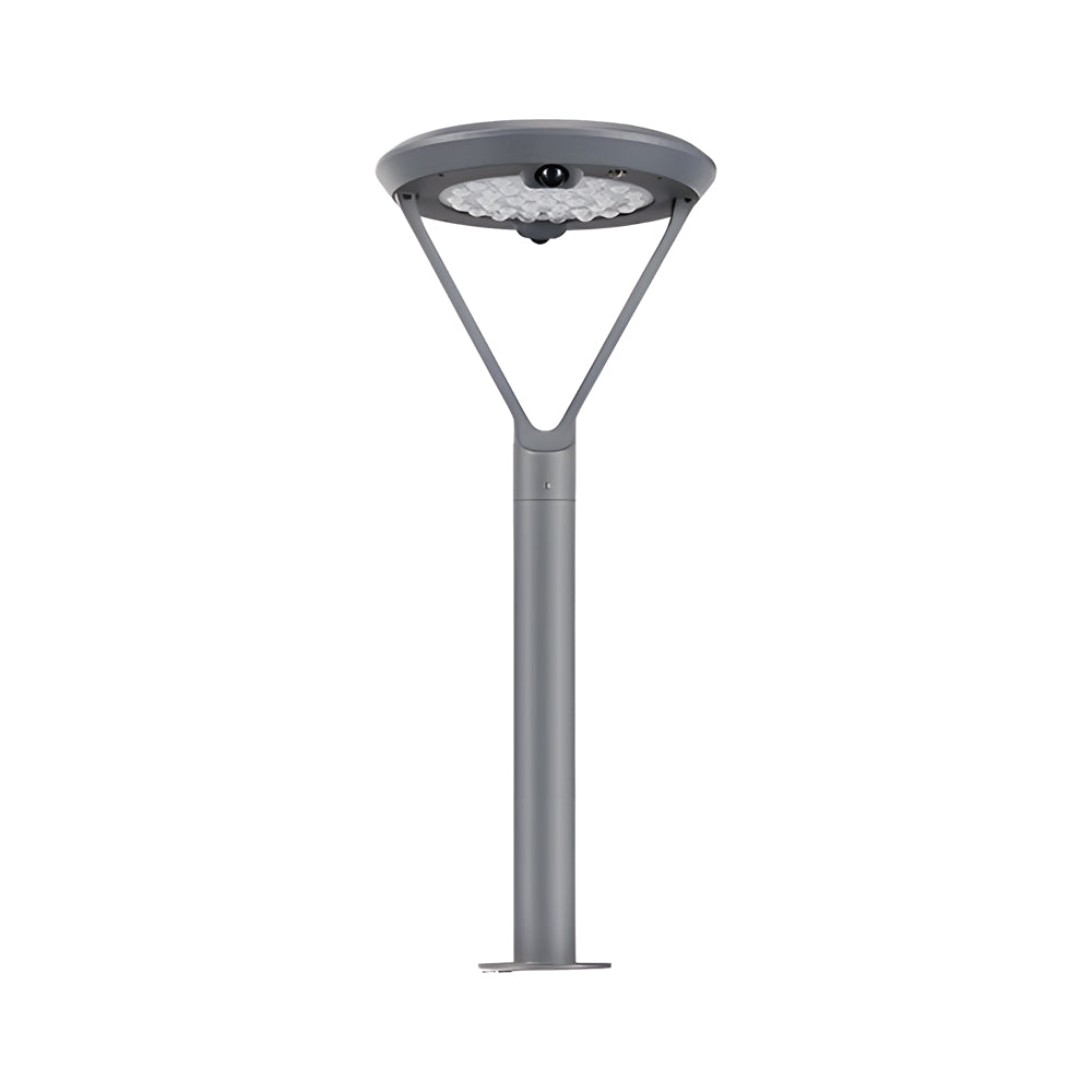 Solar Outdoor Post Garden Pole Light with Dual Motion Sensor