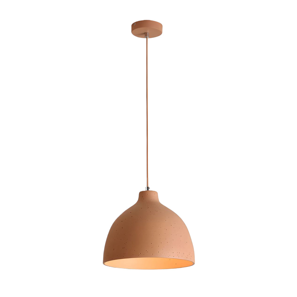 Modern Adjustable Resin Bowl Pendant Lamp