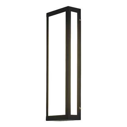 Rectangular LED Waterproof Black Modern Outdoor Exterior Light Wall Lamp