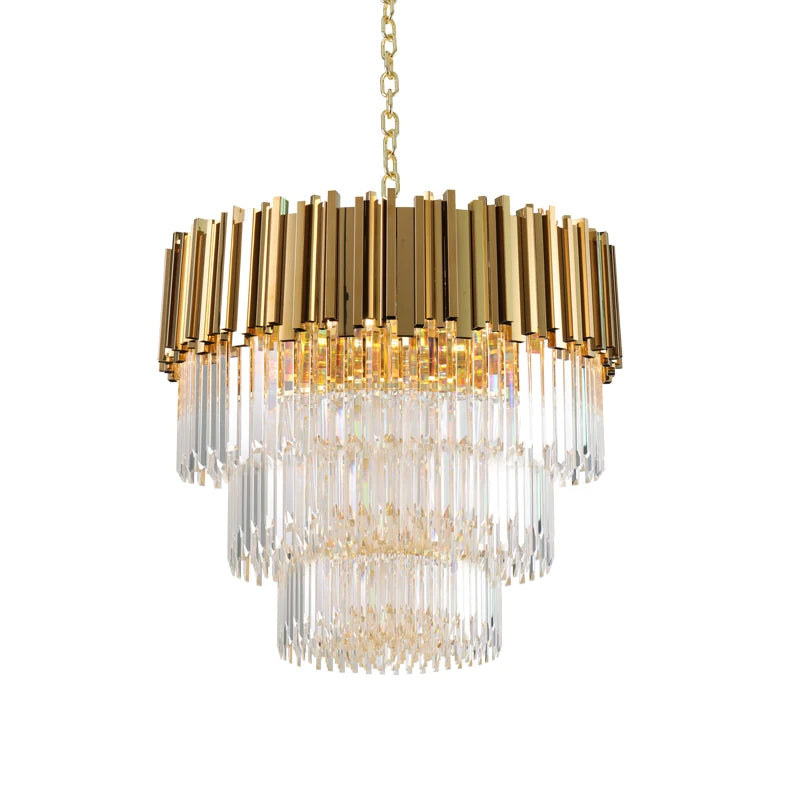 Gio Multi-Layer Crystal Chandelier