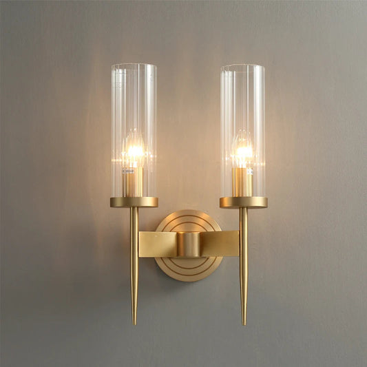 Palermo Postmodern Copper Wall Sconce