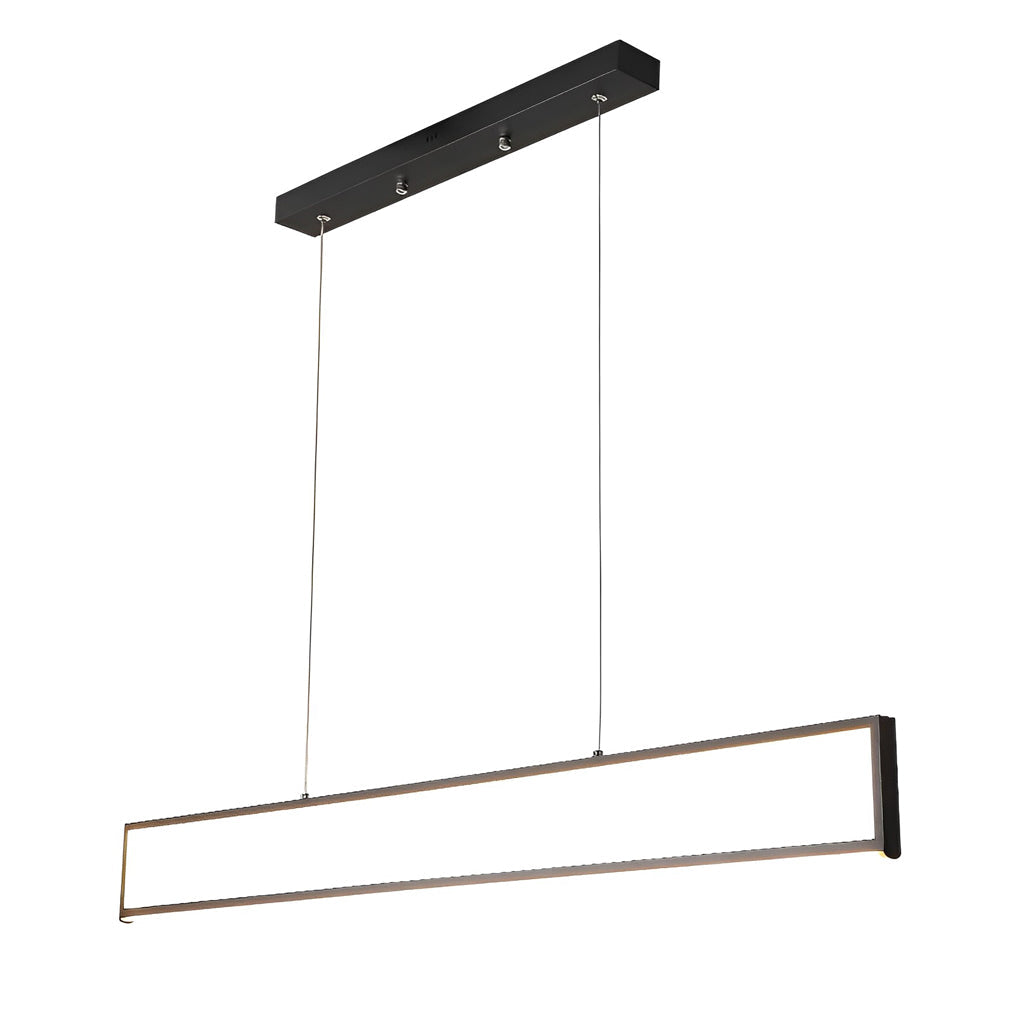 Creative Rectangular Frame LED Modern Chandelier Hanging Ceiling Lamp