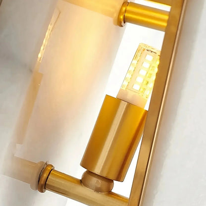 Natural Marble Contemporary Wall Sconce Light