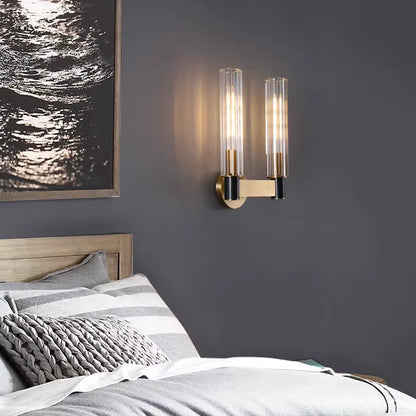 Palermo 2-Head Retro Brass Wall Sconce