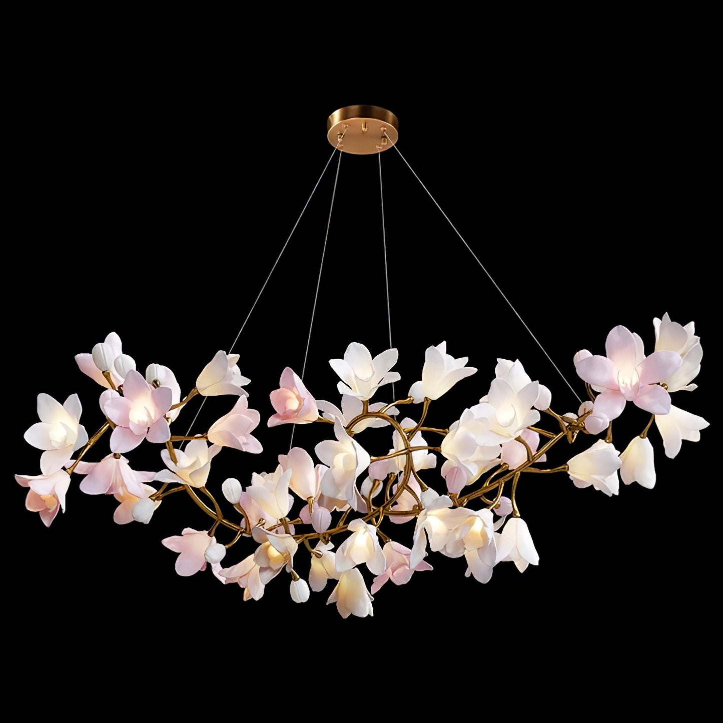 Circular Blossom Electrolier Chandelier