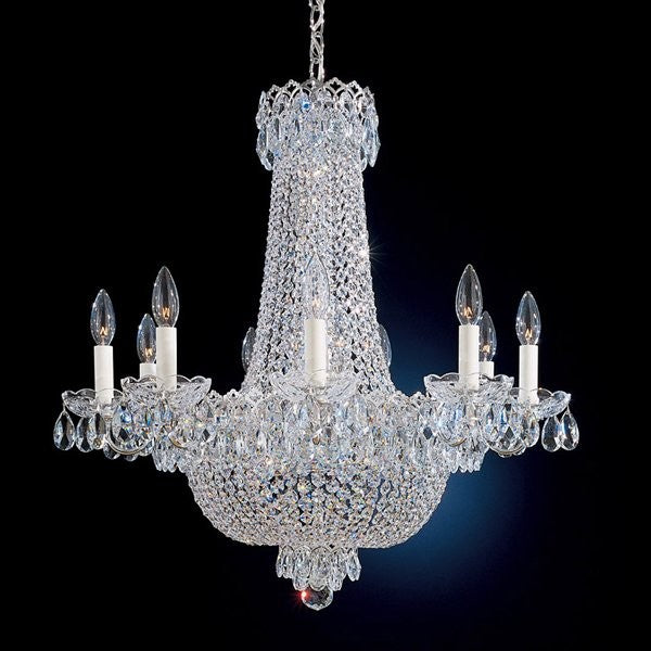 Polished chrome 17 Light crystal Chandelier