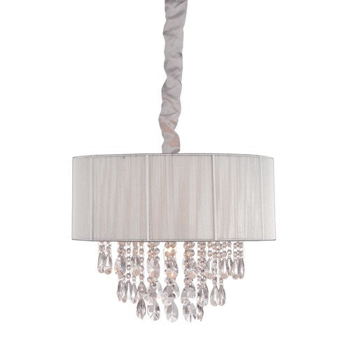 Silver Six-Light Chandelier