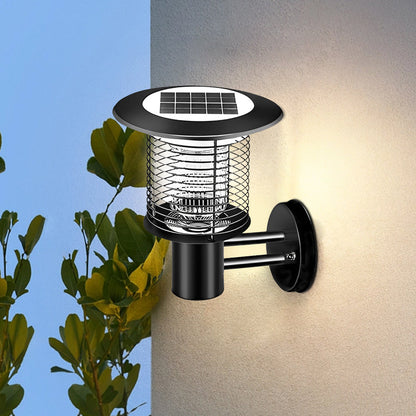 Waterproof USB Solar Bug Zapper Mosquito Killer Lamp Garden Lights