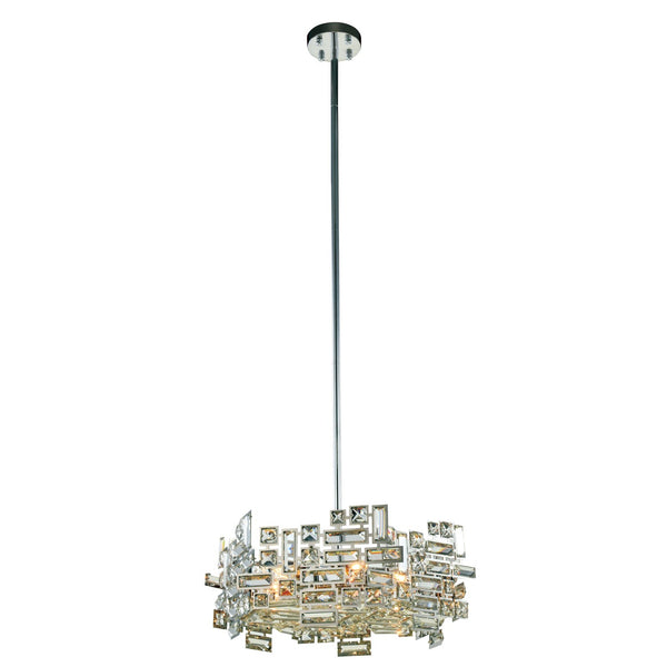 Picasso Chrome 20-Inch Six-Light Pendant