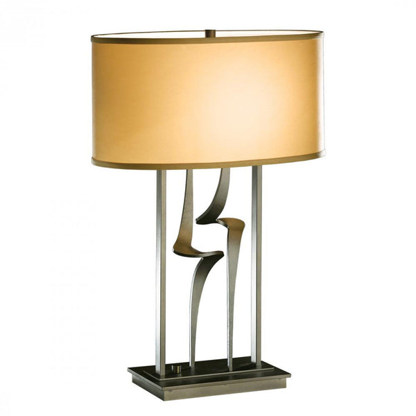 Table Lamp, 1-Light, Soft Gold, Flax Shade, 24.7"H (272815-SKT-84-SE1795 45Z1W3)