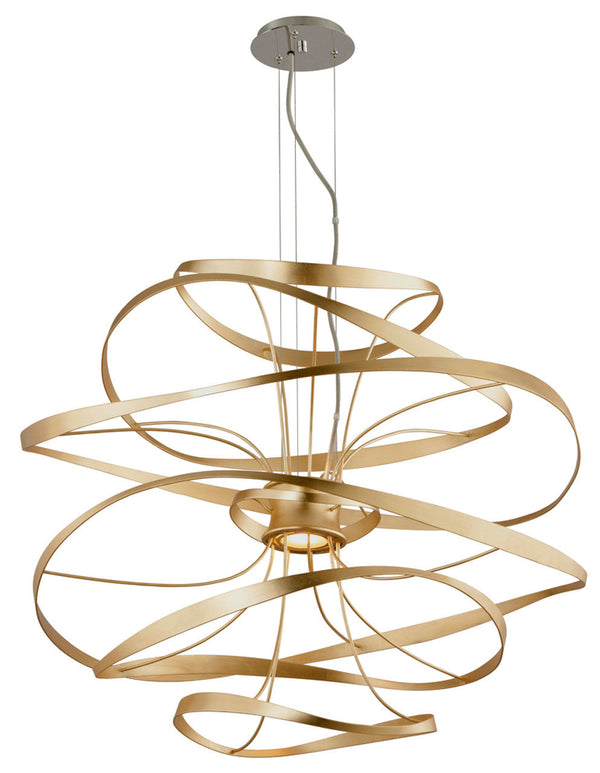 Pendant, 24-Light, LED, Gold, 34"W (216-43-GL/SS CY7Y)