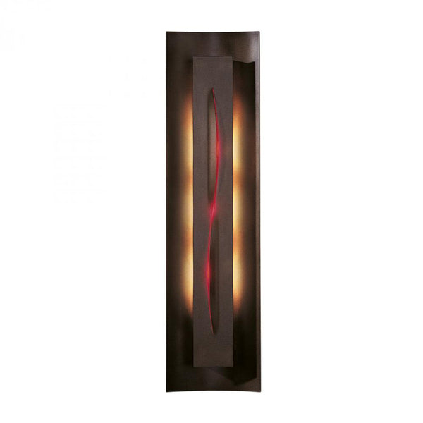 Wall Sconce, 3-Light, Vintage Platinum, Red Glass, 27.25"H (217640-SKT-82-RR0206 45W25N)