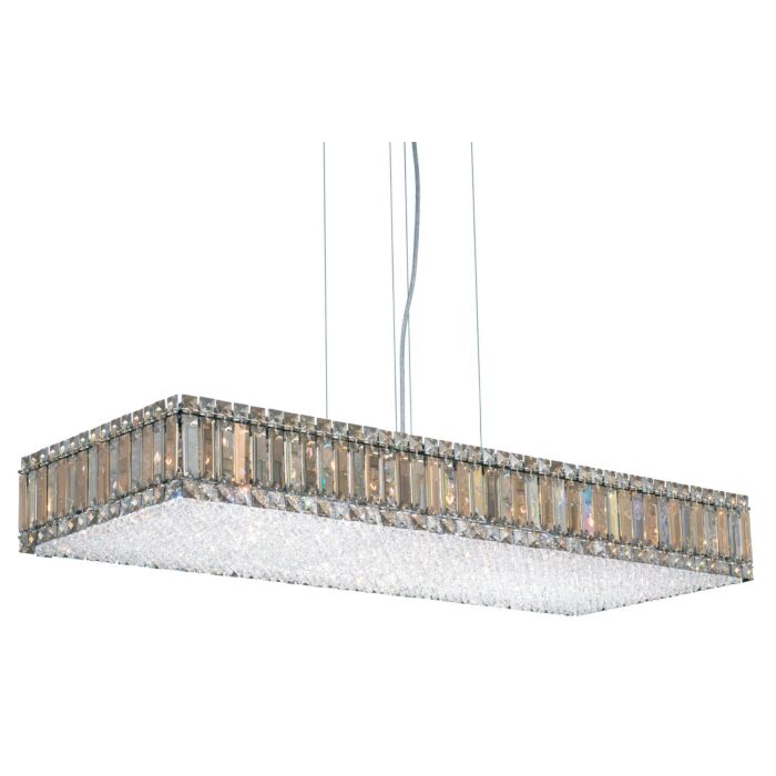 Quantum 23-Light Pendant in Stainless Steel