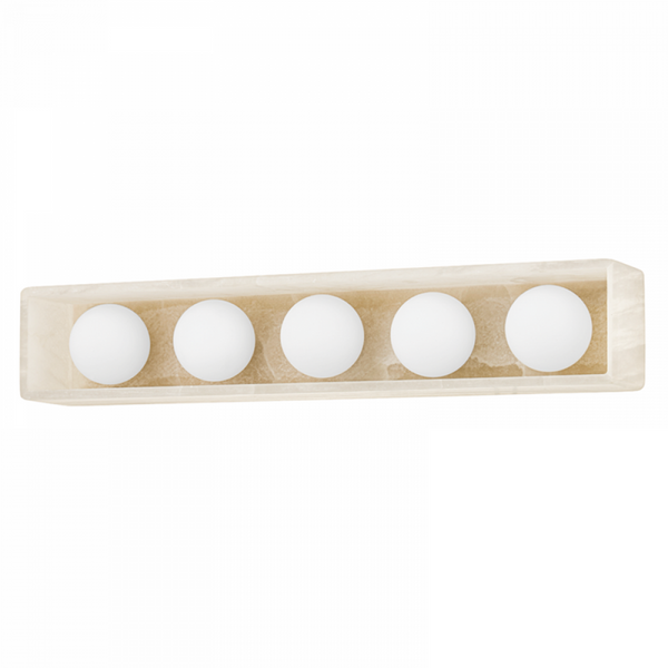 Bath Bracket, 5-Light, LED, Aged Brass, 24.5"W (2325-AGB A8N59)