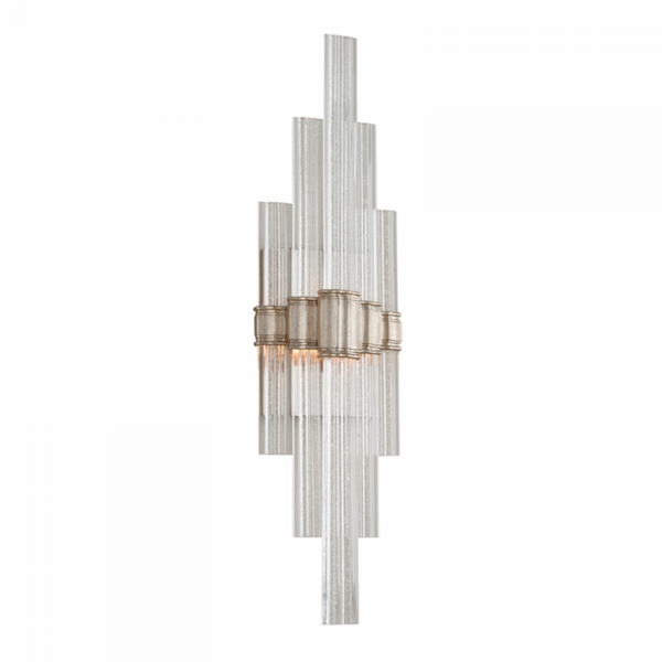 Wall Sconce, 1-Light, Silver, 27.5"H (236-12-WSL 93GK)