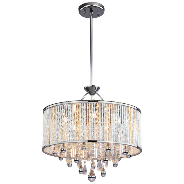 Chimera Chrome 18.5-Inch Five-Light Pendant