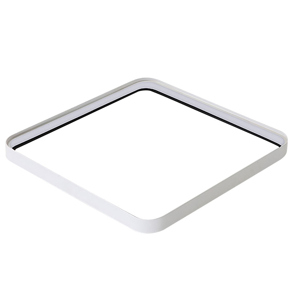 24'' Square Modern Flush Mount Lighting LED Dimmable Ceiling Lights with Edge