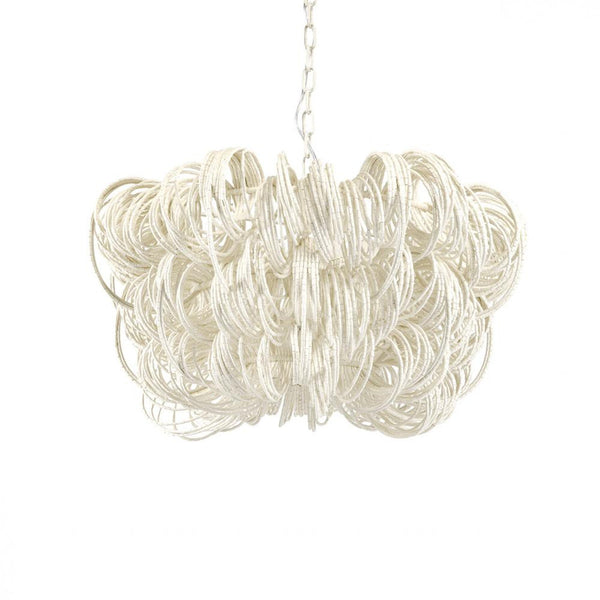 Chandelier, 3-Light, Cream, 31.25"W (2423-79 3706TN2A)