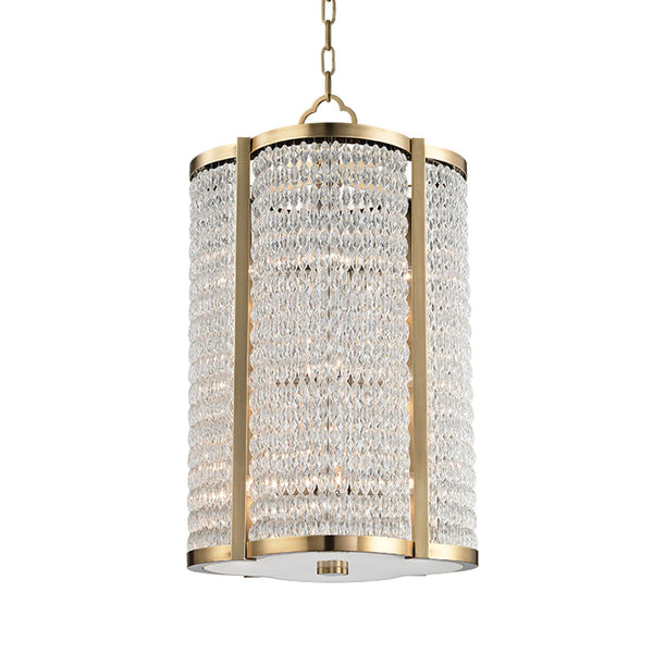 Aged Brass 12-Light Pendant