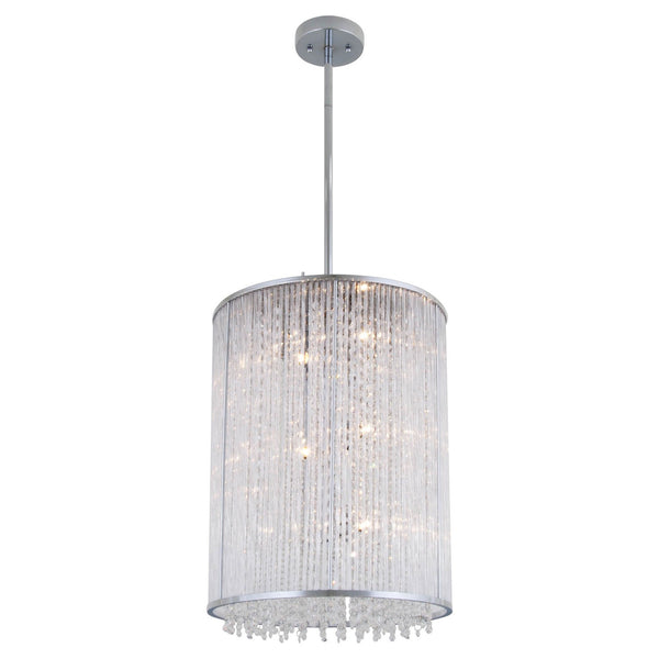 Sparxx Chrome Nine-Light Foyer Pendant