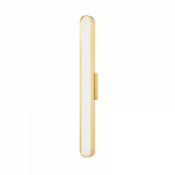 Bath Vanity Light, 1-Light, LED, Brass, 24.5"W (2524-AGB A8L52)