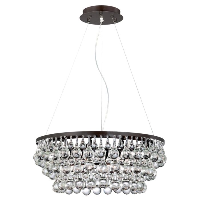 Eurofase Canto 8-Light Chandelier in Bronze