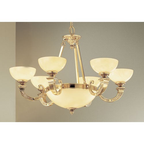 Mallorca Antique Bronze Eight-Light Chandelier