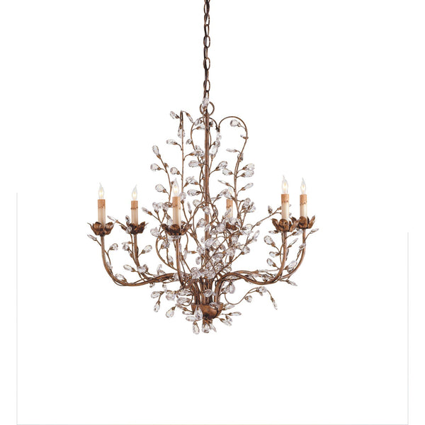 Company Crystal Bud Six-Light Chandelier