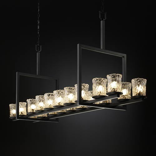 Veneto Luce Dakota Twenty-Light Bridge Chandelier